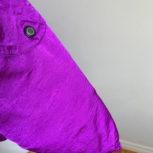 80s Purple Monochrome Ski Jacket - Picture 5 of 11